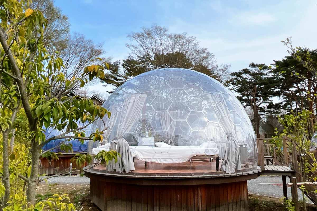 避暑景點｜開箱透明帳篷！那須高原「TOWA」奢華露營