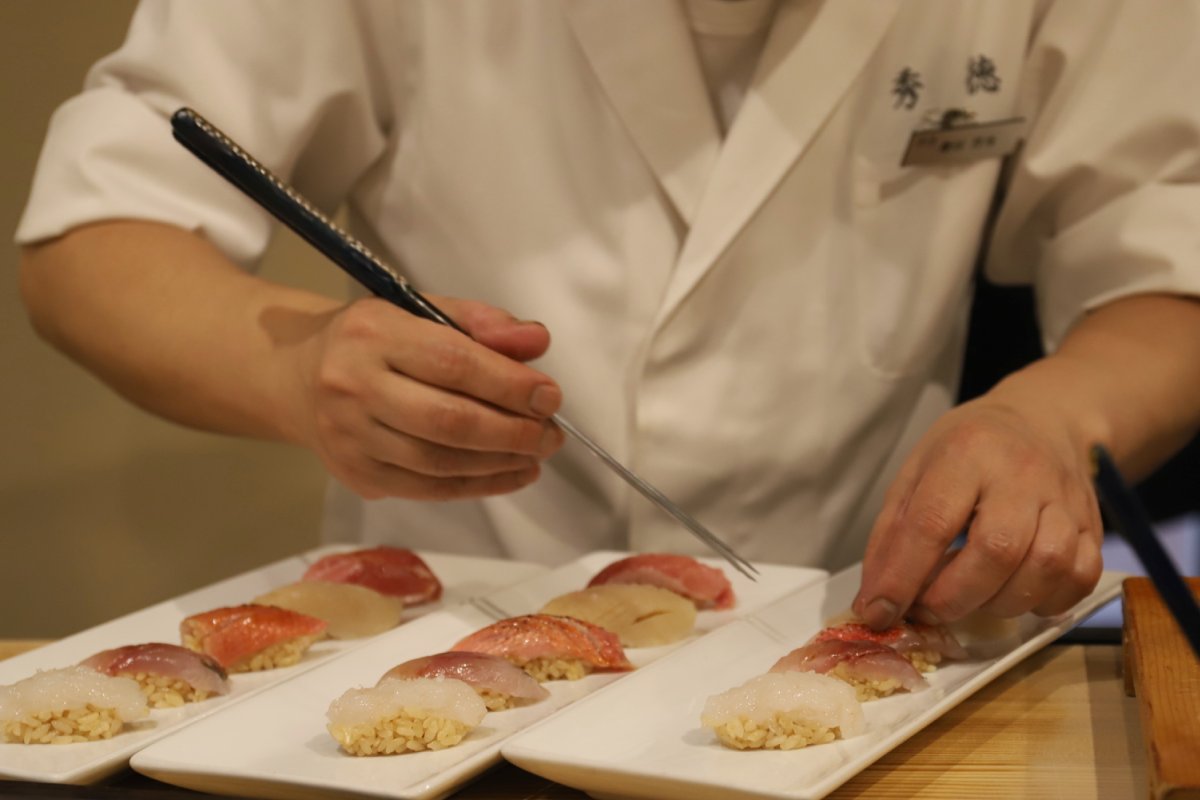 東京美食｜銀座築地老店「秀德2號店」主廚 OMAKASE 套餐