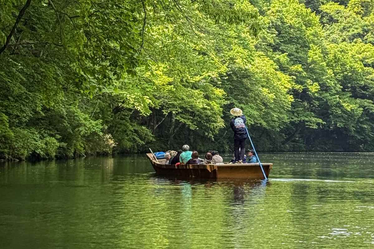 岩手觀光｜溪谷秘境搭船賞！「猊鼻溪遊船」路線、航程時間＆預約方式