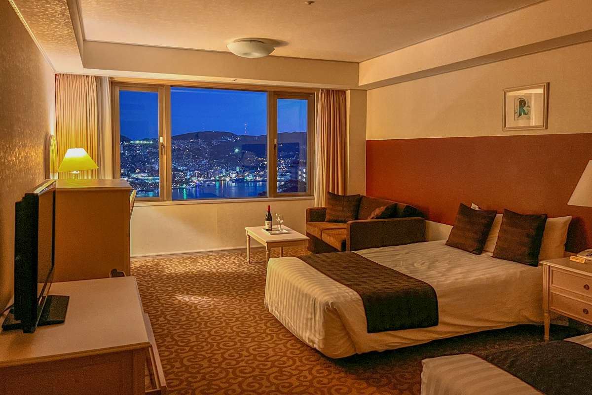 長崎住宿｜稻佐山夜景房內看「長崎盧克廣場酒店 LUKE PLAZA HOTEL 」