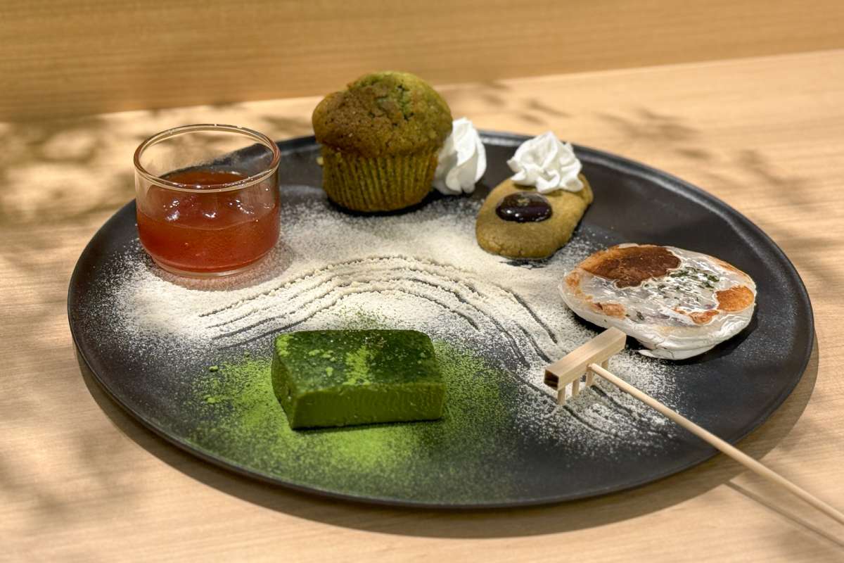 自由之丘美食｜五感體驗日本茶！「Re:Route CAFE」枯山水茶點拼盤必點